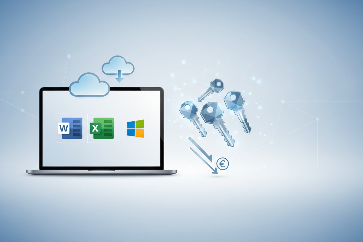 Microsoft Office & Windows günstig kaufen: Digitale Lizenzen einfach erklärt